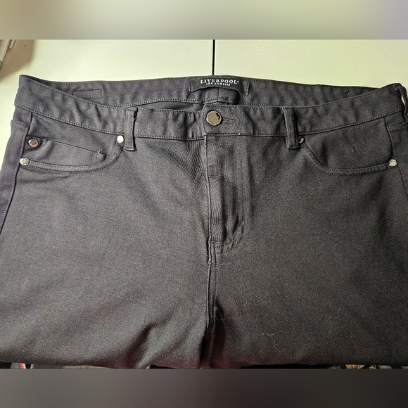 Liverpool Black Ankle Pants - Picture 5 of 6